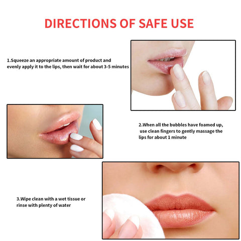 Hoygi Whitening Lip Line Bubble Lip Balm, Moisturizing And Hydrating Lip Mask Lip Care And Anti-Dryness