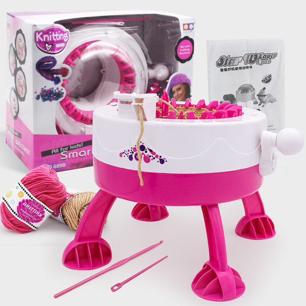 22 Needle Star Cylindrical Knitting Wool Machine Knitting Machine Creative Children's Loom Knitting Sweater Cap Knitting Machine